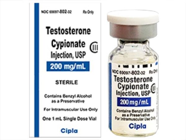 Testosterone Cypionate 200mg/mL Injection